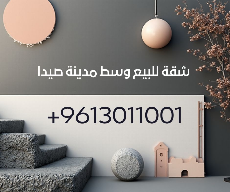 للبيع شقة وسط مدينة صيدا للبيع شقة وسط مدينة صيدا